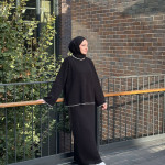 طقم صوف قطعتين