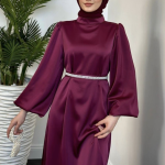 فستان ساتان